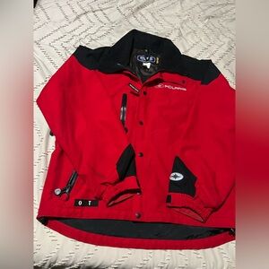 VINTAGE Polaris Red and Black Ski Jacket